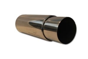 Rustfri 3,0'' demper 4,5'' rett