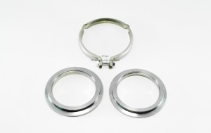 4' V-bånd kit stål -Spesial-