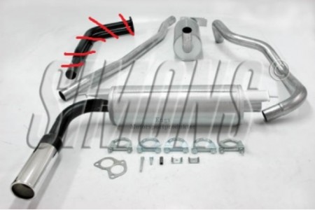 2,5'' Sportsystem 240 75~88 Ikke Turbo