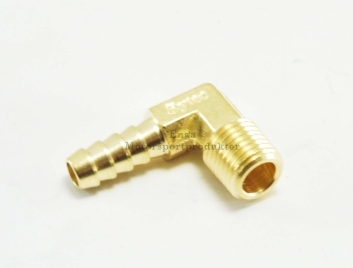 1/8 NPT til 8mm slange - 90*