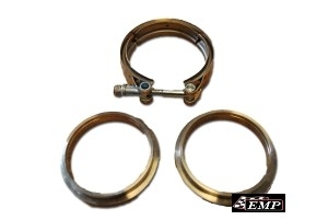 2,5' V-bånd kit stål