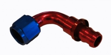 AN8 14mm Slange 90 bøy