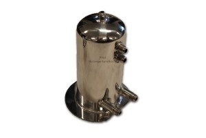 Drivstoff catch tank 2,5L med AN8+AN10 tilkoblinger
