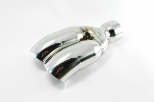 Enderør 3'' med 2x3'' bøyd utblås